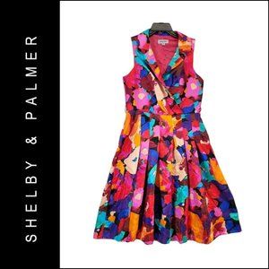 Shelby & Palmer Women Sleeveless Fit & Flare Dress